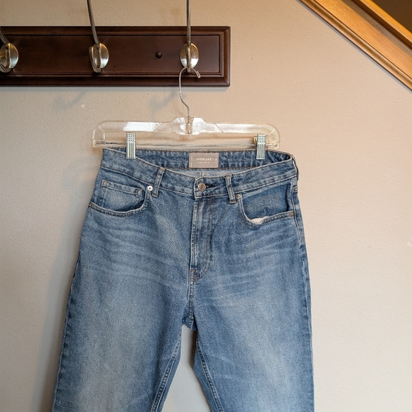 Everlane the Curvy Cheeky Jean Crop Light Medium Wash Size 29 - Picture 10 of 11